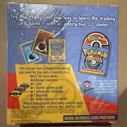 Pokemon TCG Base Set 2 Two Player Starter Deck CD Rom Factory Sealed WOTC - Image 2