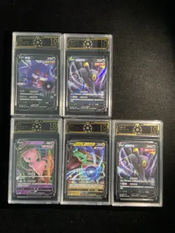 2024 Pokemon TCG S.Chinese Gengar V Umbreon Mew Rayqua OCD 10 Pristine Lot*5 M63 - Image 1