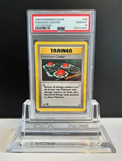 1999 Pokemon Game First Edition Base Set Pokemon Center Uncommon PSA 10 GEM MINT - Image 1