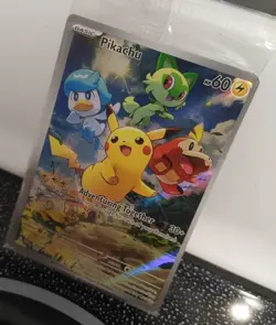 Pikachu 027 promo sealed Near Mint ETB PROMO SCARLET AND VIOLET POKEMON - Image 1