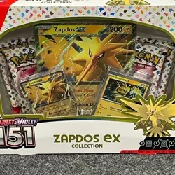 Pokemon TCG: Scarlet & Violet 151 Zapdos EX Collection Box, Sealed Box is Worn - Image 5
