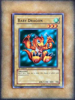 Yugioh Baby Dragon MRD-061 Secret Rare 1st Ed LP - Image 1