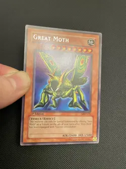 Yu-Gi-Oh! TCG Great Moth Metal Raiders MRD-070 1st Edition Rare NA English - Image 2