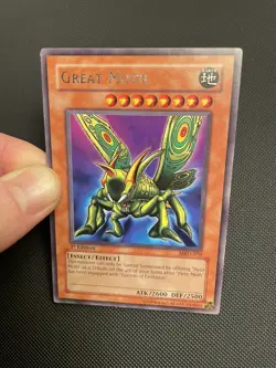Yu-Gi-Oh! TCG Great Moth Metal Raiders MRD-070 1st Edition Rare NA English - Image 4