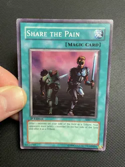 Yu-Gi-Oh! Share the Pain Metal Raiders MRD-140 1st Edition NA English Vintage - Image 3
