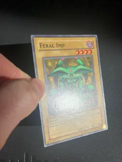 Vintage YuGiOh Feral Imp MRD-001 Common 1st Edition Metal Raiders NA English - Image 3