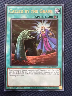Yugioh Called by the Grave RA01-EN057 Ultra Rare 1st Edition NM - Image 1