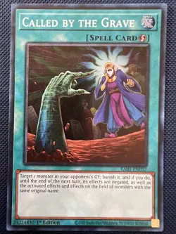 Yugioh Called by the Grave RA01-EN057 Super Rare 1st Edition NM - Image 1
