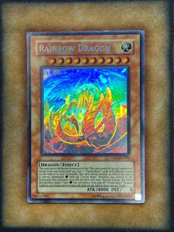 Yugioh Rainbow Dragon TAEV-EN006 Ghost Rare LP - Image 1