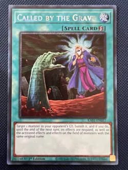 Yugioh Called by the Grave RA01-EN057 Secret Rare 1st Edition NM - Image 1