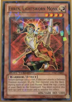 YuGiOh Ehren, Lightsworn Monk Duel Terminal DT07-EN059 - Image 1