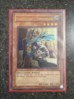 Yu-Gi-Oh! TCG Gravekeeper’s Commandant Ultimate Rare - Image 1