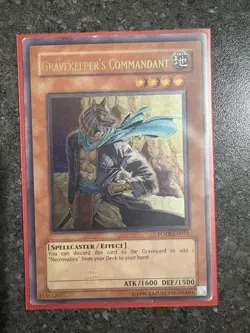 Yu-Gi-Oh! TCG Gravekeeper’s Commandant Ultimate Rare - Image 2
