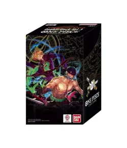 One Piece Card Game Double Pack Set Vol. 3 DP-03 Includes 2 Booster Packs & One - Image 1