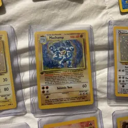 Six Holographic Pokemon Trading Cards That Are Gently Used plus more - Image 3