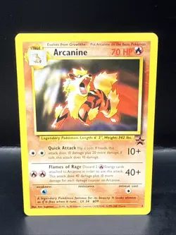 Pokemon Card - Arcanine WoTC Black Star Promo 6 Non Holo V - Image 2