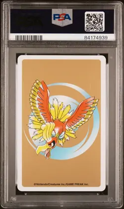 Pokemon Gold Poker Playing Card Pineco 10 of Clubs #204 PSA 10 Gem Mint - Image 2