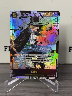 Sabo OP04-083 Manga Rare Kingdoms of Intrigue One Piece Card English - Image 1