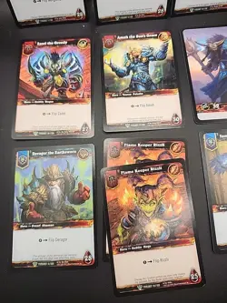 Lot Of 14 HERO Cards World of Warcraft Horde Aliance (WOW TCG) +foils - Image 2