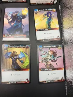 Lot Of 14 HERO Cards World of Warcraft Horde Aliance (WOW TCG) +foils - Image 3