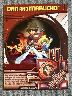 Bakugan:Battle Brawlers | Dan And Marucho 🔴Red Ability Card | 25/48q - Image 2