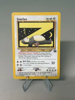 Pokemon TCG Snorlax #49 Wizards of The Coast 2002 Promo Card LP - Image 1