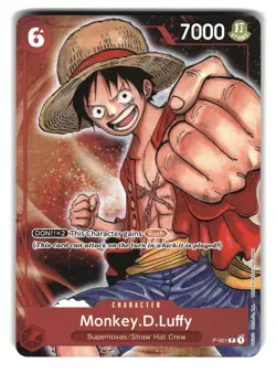 Monkey D Luffy P-001 Premium Collection Promo One Piece Card - Image 1