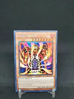 Lava Golem RA01-EN001 Platinum Secret Rare 1st Edition NM Yugioh Card - Image 1