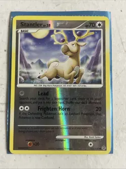 Pokemon TCG Stantler Diamond & Pearl Secret Wonders 113/132 Reverse Holo Card - Image 1