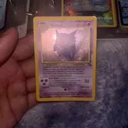 Pokemon TCG Gengar Fossil Holo Card 1995-98 Near Mint Condition - Image 2