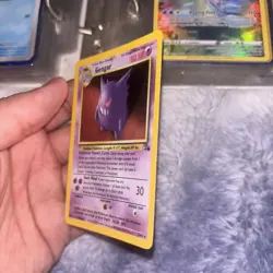 Pokemon TCG Gengar Fossil Holo Card 1995-98 Near Mint Condition - Image 3