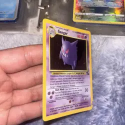 Pokemon TCG Gengar Fossil Holo Card 1995-98 Near Mint Condition - Image 4