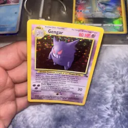 Pokemon TCG Gengar Fossil Holo Card 1995-98 Near Mint Condition - Image 5