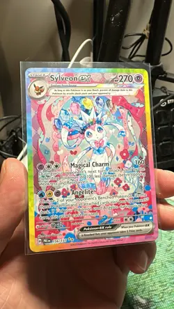 Pokemon TCG Sylveon EX Card Sir 156/131 Prismatic Evolutions English - Image 1