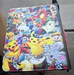 New Large Pokemon Card Zipper Binder 900 Cards with 50 Removable Sleeves TCG - Image 2