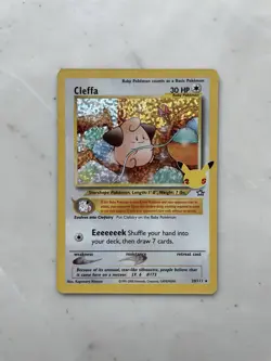 Pokemon TCG Cleffa Neo Genesis 2000 Card 20/111 Unlimited Rare - Image 1