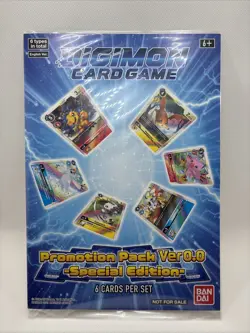 Digimon Card Game Promotion Pack Version 0.0 Special Edition NEW - Image 1