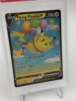 2021 POKEMON CELEBRATIONS Card FLYING PIKACHU V #006 graded slab PSA MINT 9 - Image 3