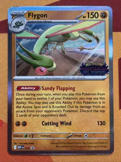 Pokemon Card - Flygon - Prerelease Promo (MEP016) Phantasmal Flames NM - Image 1