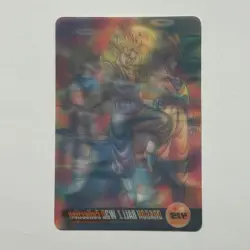 S3412 Gogeta & Vegito 3D Japanese Dragon Ball Z x Morinaga Clear Card 419 D2 - Image 3
