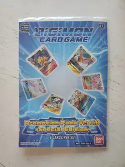 Digimon Card Game TCG Promotion Pack Version 0.0 Special Edition New Sealed - Image 3