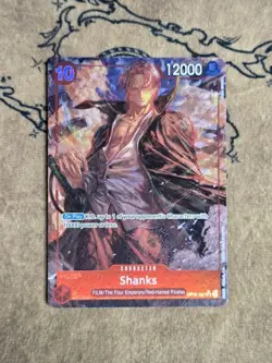 One Piece Card Game Shanks (Alternate Art) OP06-007 Super Rare NM English - Image 1