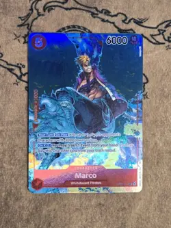 One Piece Card Game Marco (Alternate Art) OP03-013 Super Rare NM English - Image 1