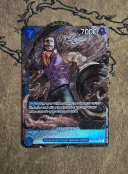 One Piece Card Game Crocodile (Parallel) OP09-046 Super Rare NM English - Image 1