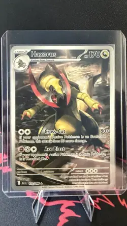 Haxorus 147/086 IR Holo SV Black Bolt NM/M Condition English Pokemon Card - Image 1