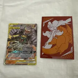 Pokemon Card - Marshadow & Machamp-GX TAG TEAM - Image 3