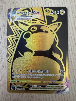 Pokemon Pikachu TCG Lost Origin VMAX Gold Holo Card TG29/TG30 2022 NM! - Image 1