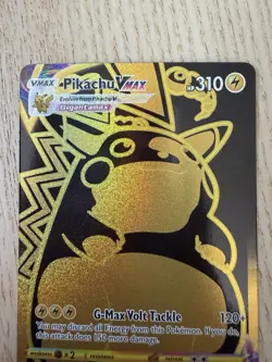 Pokemon Pikachu TCG Lost Origin VMAX Gold Holo Card TG29/TG30 2022 NM! - Image 2