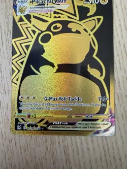 Pokemon Pikachu TCG Lost Origin VMAX Gold Holo Card TG29/TG30 2022 NM! - Image 3