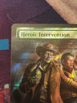 MTG Fallout - Heroic Intervention - Extended Art Surge FOIL NM - Image 3
